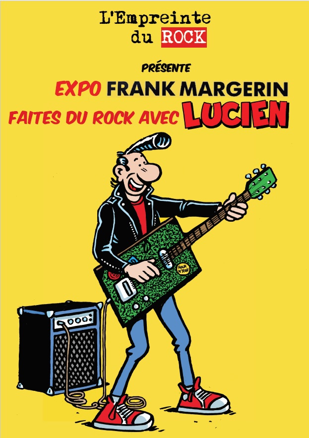 Affiche avec texte expo faites du Rock Margerin
